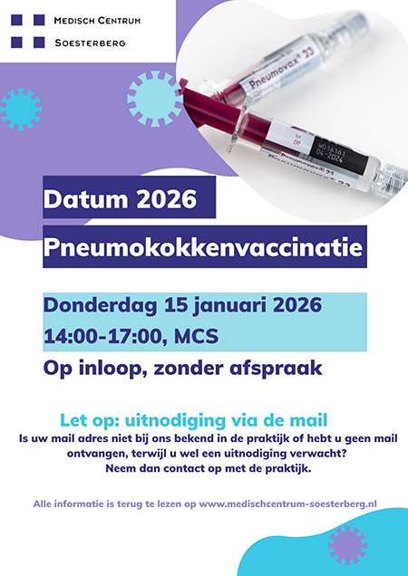 Blauw en Paars Abstrace Vorm Klinisch Vriendelijk Vaccinatie Planning Algemene Gezondheid Flyer 450